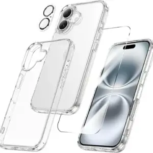 3-in-1 iPhone 16 Clear Case