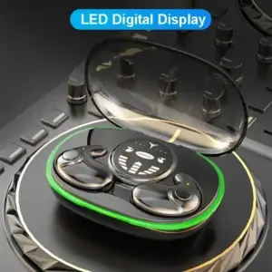 SHUKE Comfort-Fit Wireless Earbuds with LED Display Case