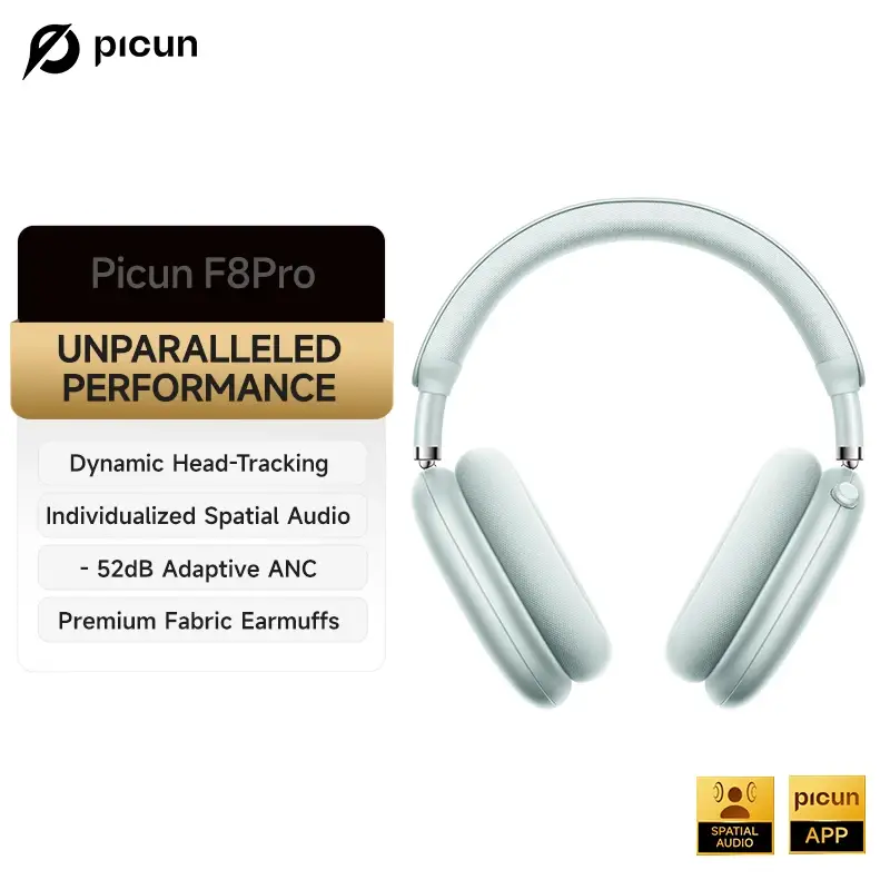 Picun F8 Pro ANC Wireless Headphones - Image 7