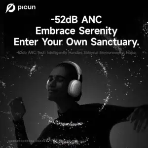 Picun F8 Pro ANC Wireless Headphones - Thumbnail Image 3