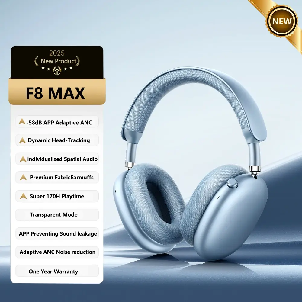 Picun F8 Pro ANC Wireless Headphones - Image 8