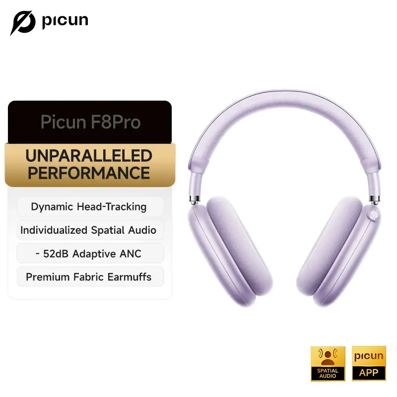 Picun F8 Pro ANC Wireless Headphones - Image 10