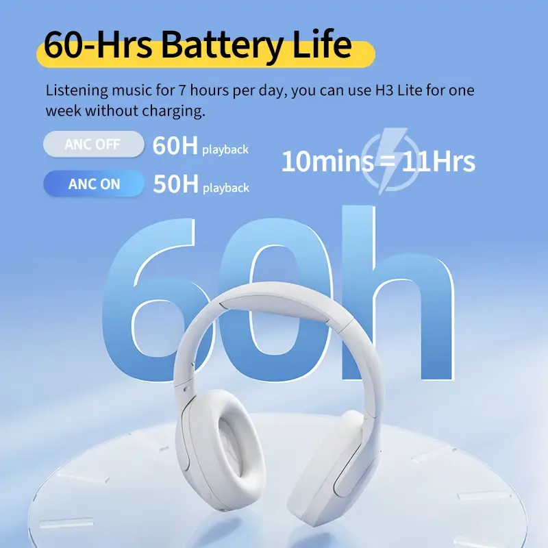 QCY H3 Lite ANC Wireless Headphones - Image 6