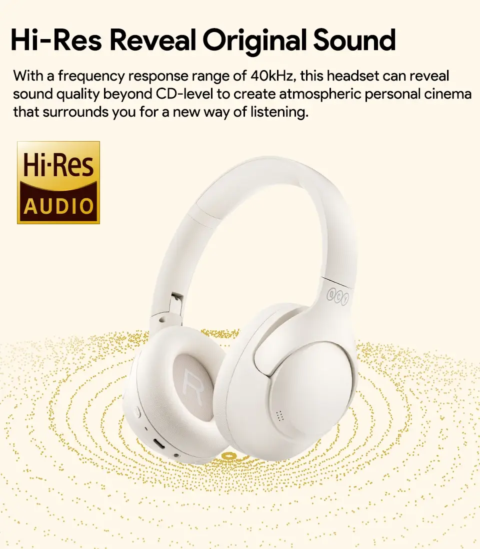 QCY H3 ANC Wireless Headphones - Image 1