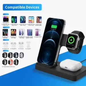 3-in-1 Foldable Wireless Charging Station - Thumbnail Image 4