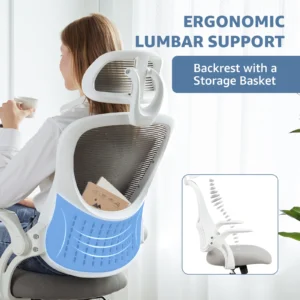 Ergonomic Mesh Computer Chair - Thumbnail Image 3