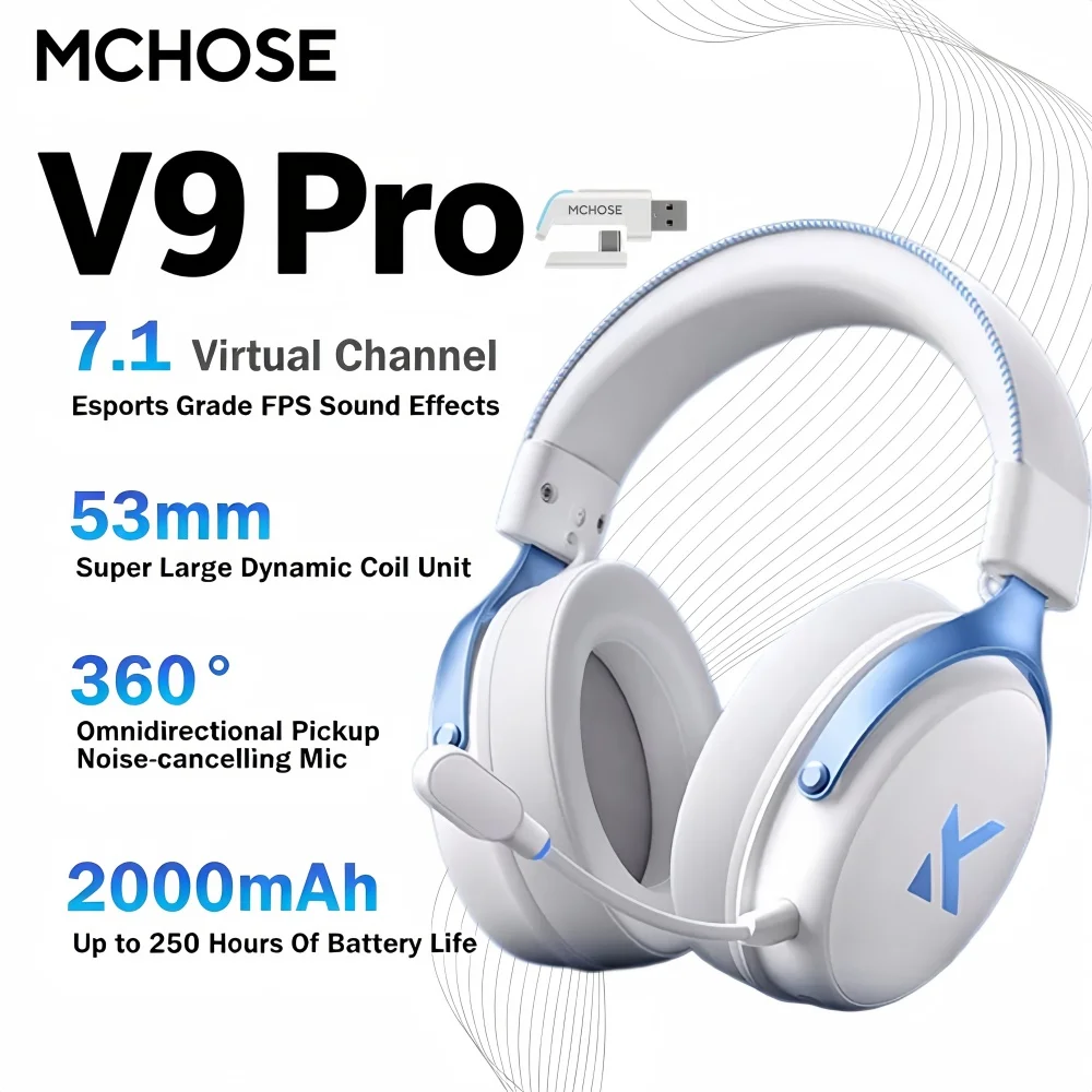 MCHOSE V9 Pro Gaming Headset - Image 10