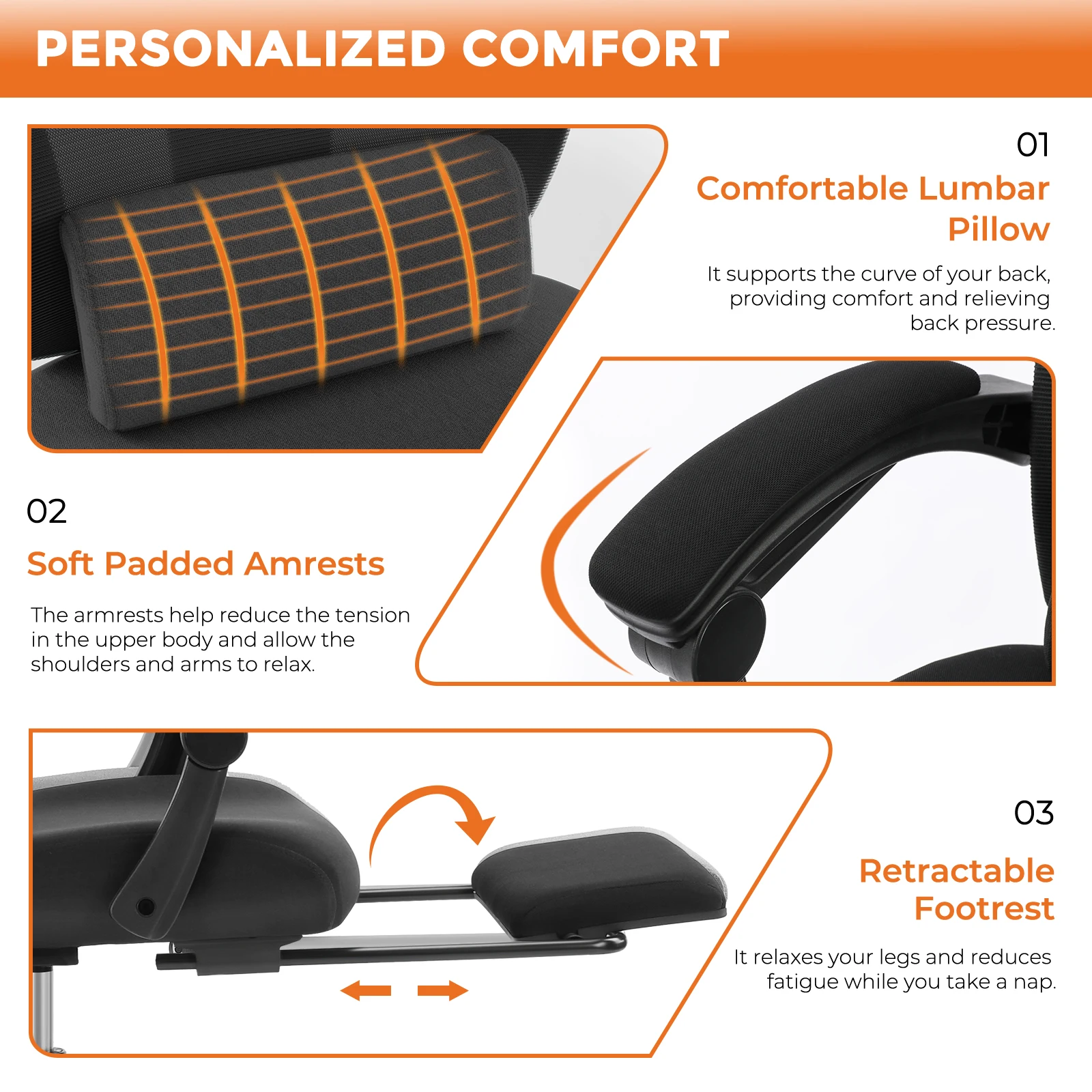Ergonomic High-Back Gaming Chair - Image 6