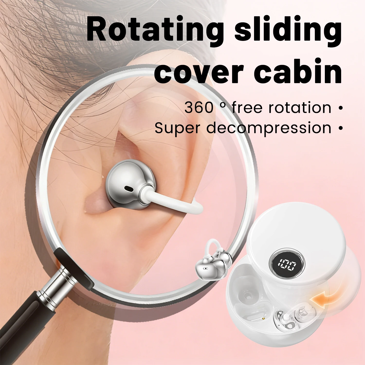 SHUKE SK51 Open-Ear Clip Earbuds - Image 8