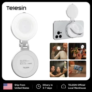 TELESIN Magnetic Selfie Fill Light - Thumbnail Image 2