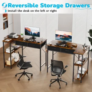 40-Inch L-Shaped Gaming Desk - Thumbnail Image 8