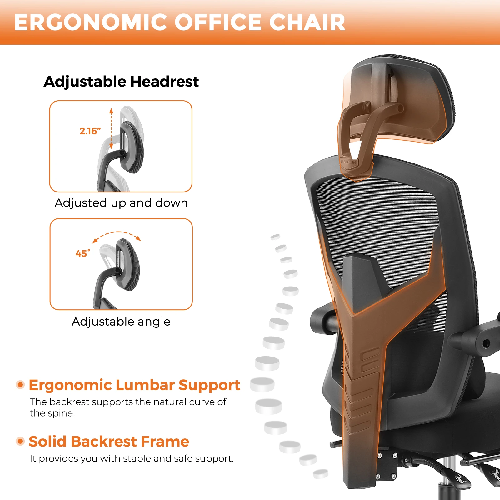 Ergonomic High-Back Gaming Chair - Image 4
