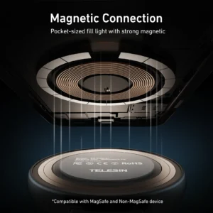 TELESIN Magnetic Selfie Fill Light - Thumbnail Image 6