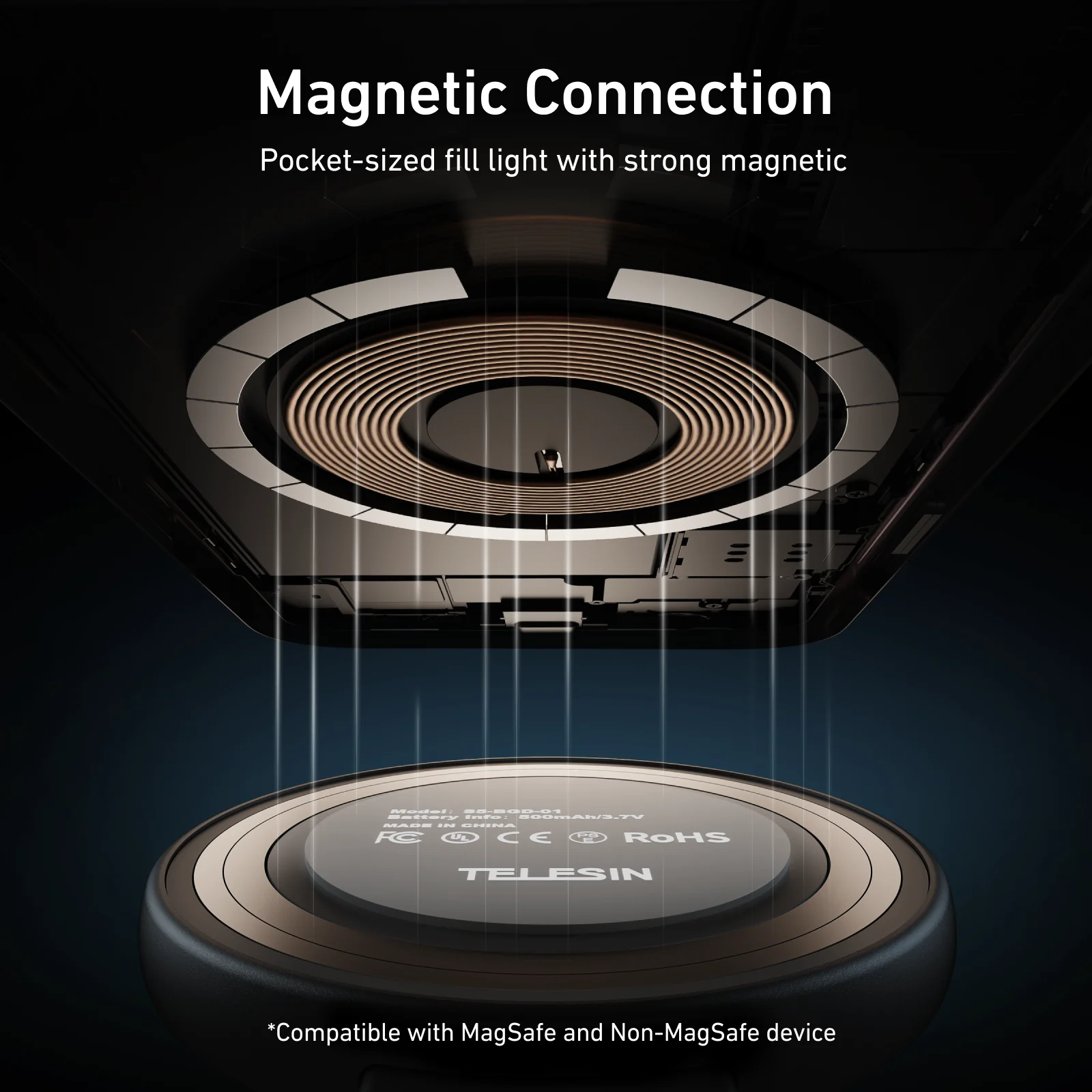 TELESIN Magnetic Selfie Fill Light - Image 6