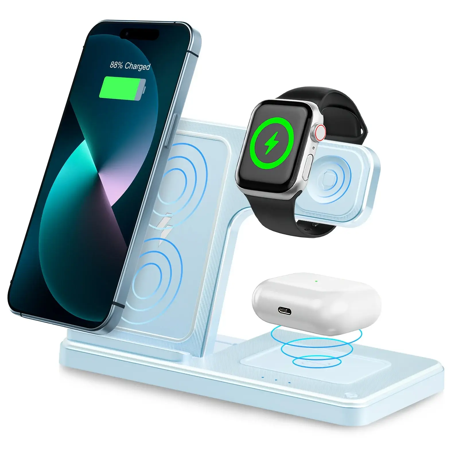 3-in-1 Foldable Wireless Charging Station - Image 8