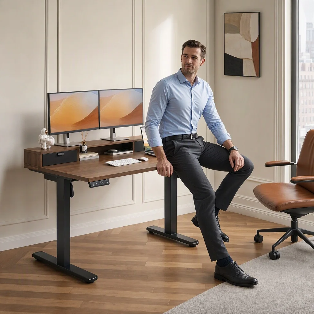 Electric Height-Adjustable Standing Desk - Image 8