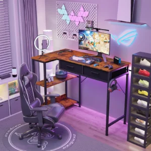 40-Inch L-Shaped Gaming Desk - Thumbnail Image 2