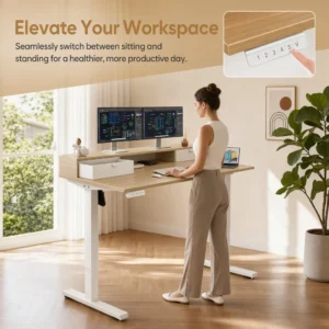 Electric Height-Adjustable Standing Desk - Thumbnail Image 7