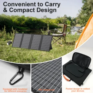 MHPOWOS Foldable Portable Solar Panel - Thumbnail Image 4