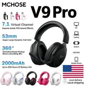 MCHOSE V9 Pro Gaming Headset - Thumbnail Image 3
