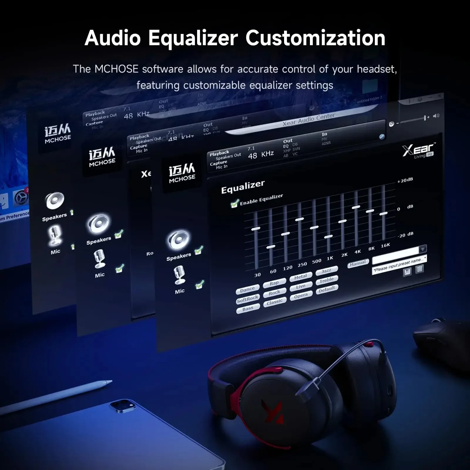 MCHOSE V9 Pro Gaming Headset - Image 4