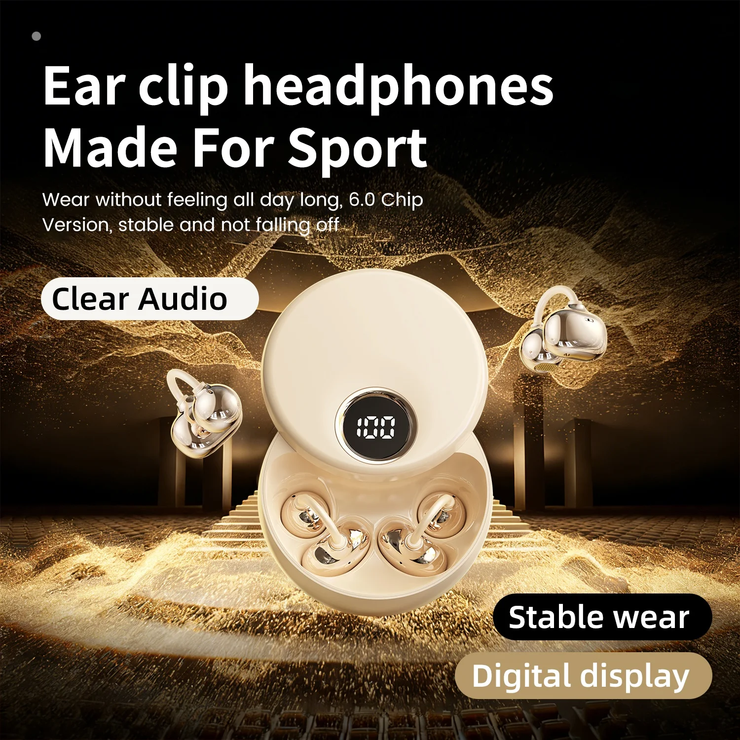 SHUKE SK51 Open-Ear Clip Earbuds - Image 6