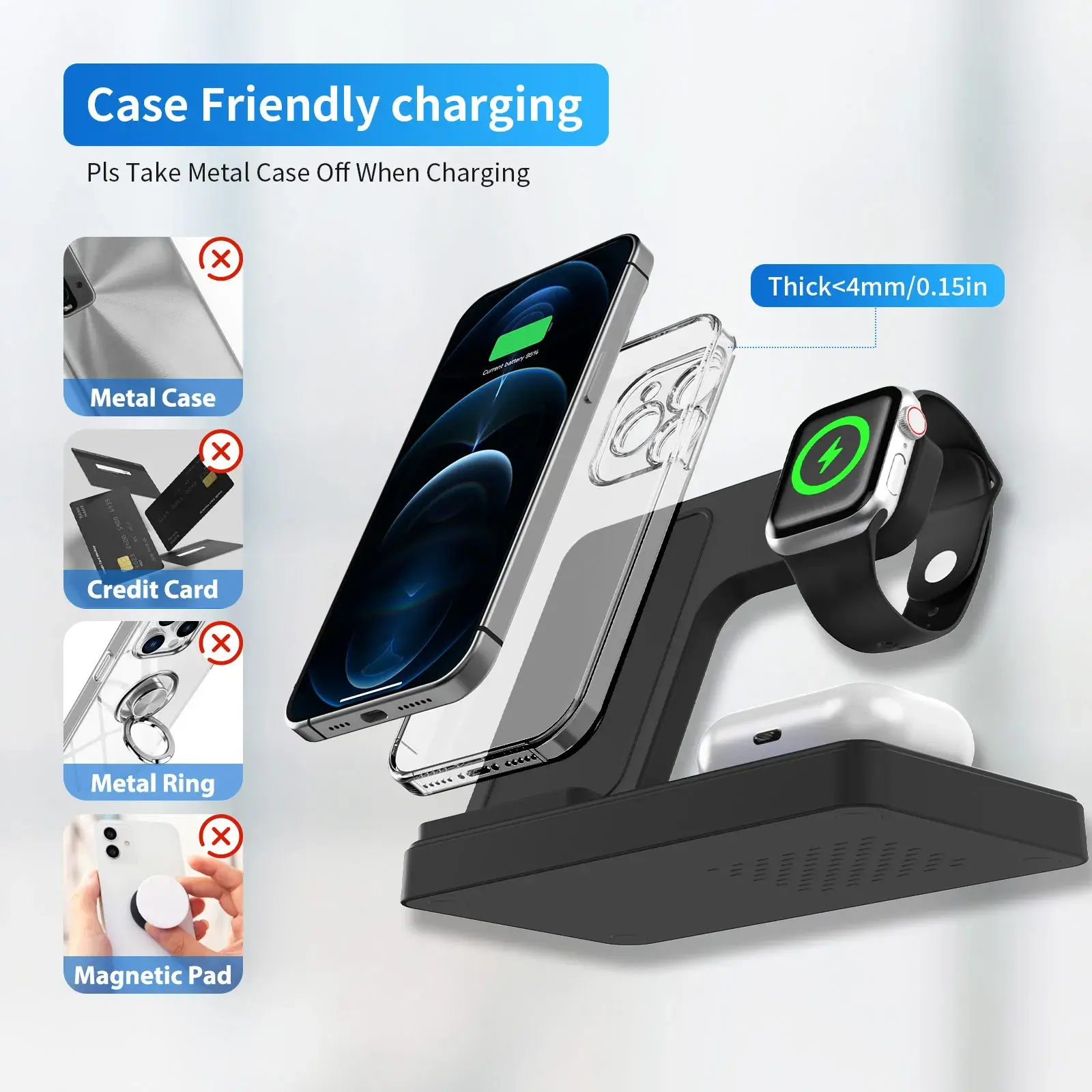 3-in-1 Foldable Wireless Charging Station - Image 6