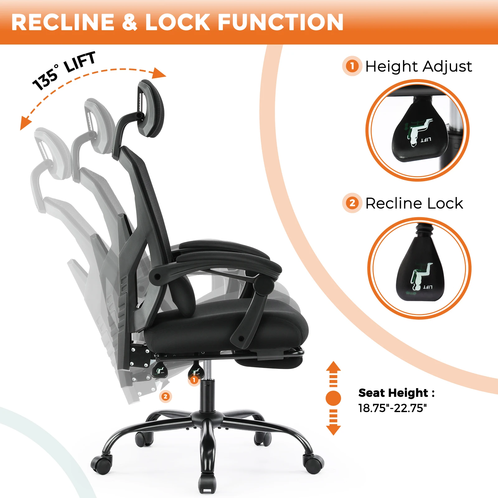 Ergonomic High-Back Gaming Chair - Image 5