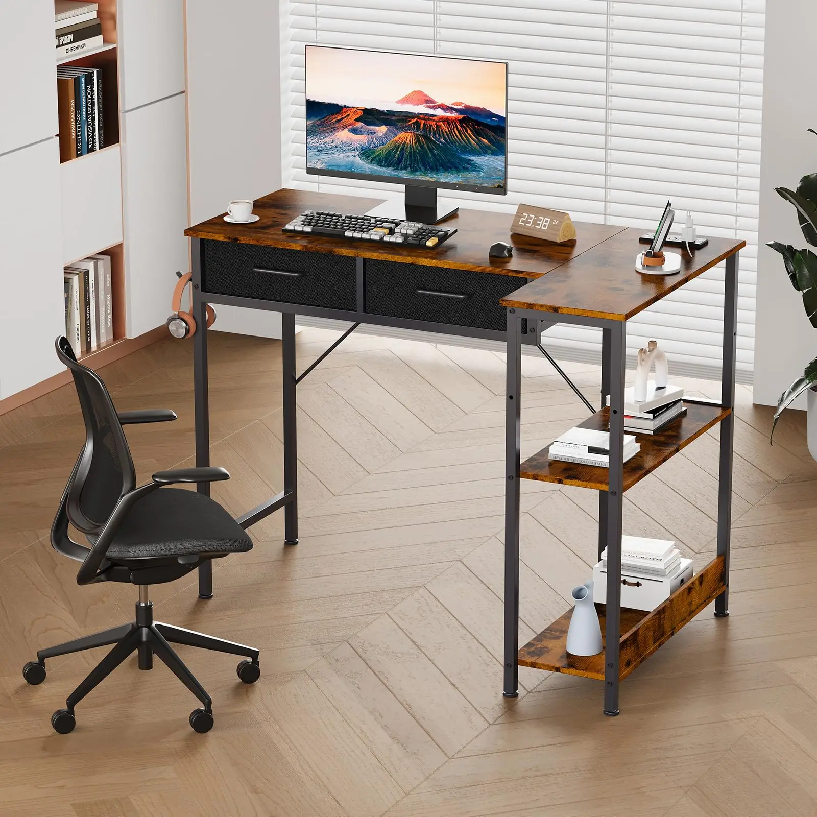 40-Inch L-Shaped Gaming Desk - Image 3