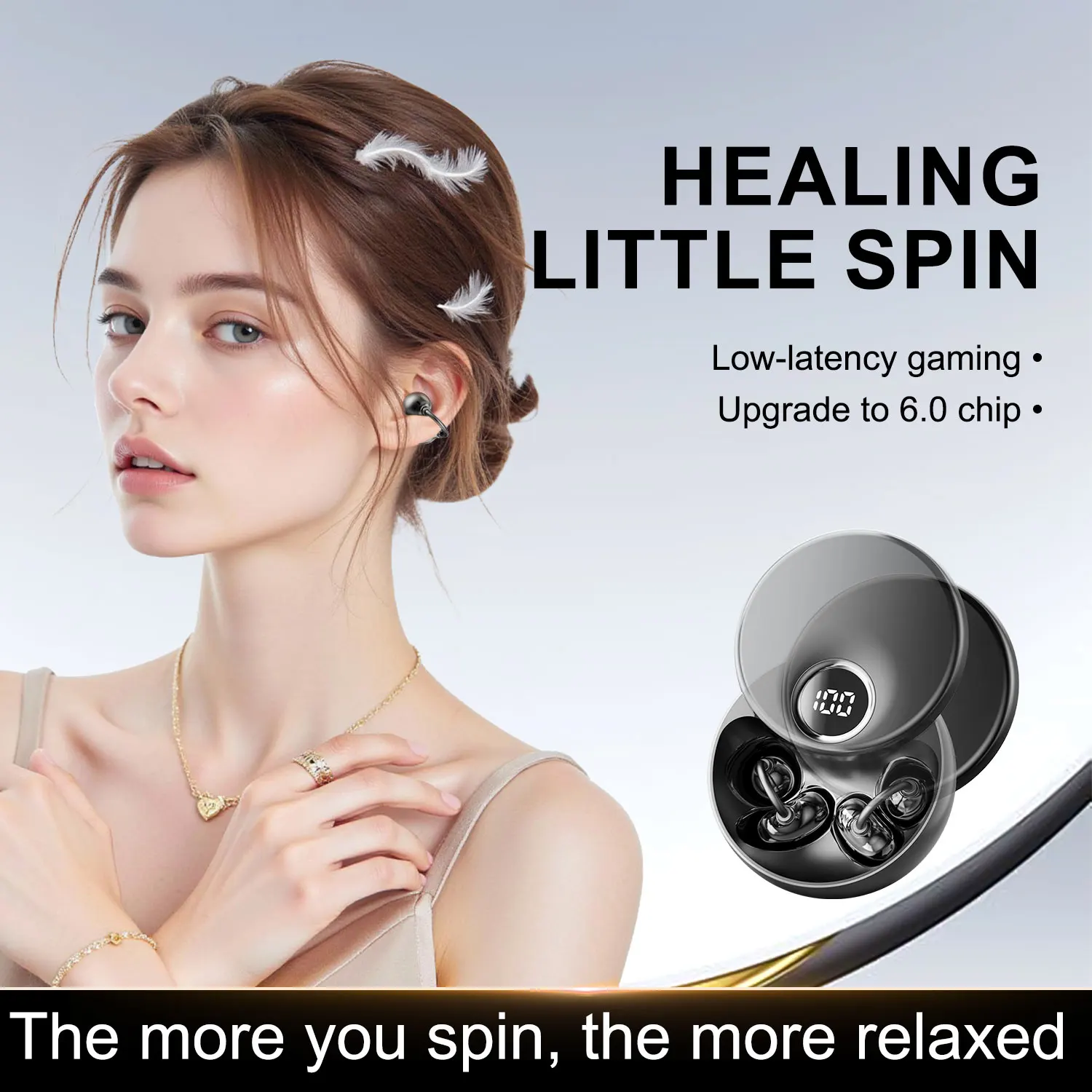 SHUKE SK51 Open-Ear Clip Earbuds - Image 3